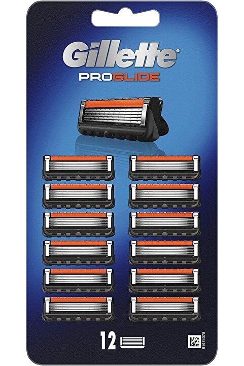 Gillette Fusion5 Proglide Yedek Erkek Tıraş Bıçağı 12'li (3X4 LÜ PAKET)