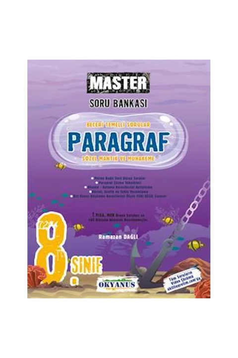 Okyanus Yayınları 8. Sınıf Master Paragraf Soru Bankası
