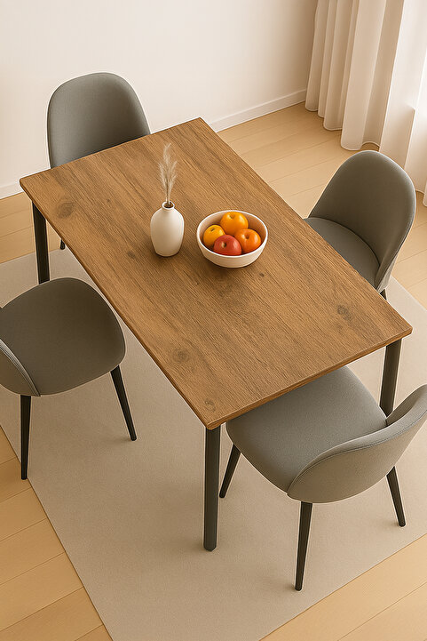 DEKOPRATİK ELEGANCE YEMEK MASASI ATLANTİK ÇAM 120X70