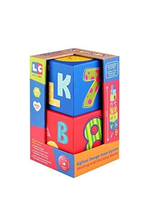 let's be child Lc-30628 Lc Eğitici Kule Denge Oyunu