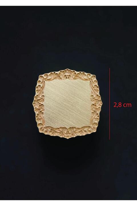 İzMühür Çerçeveli Mum Mühür Damgası/ Vintage Frame Wax Seals - 3