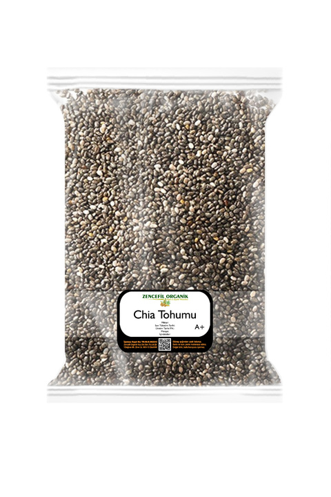 Zencefil Organik Chia Tohumu 1 Kg. Yeni Mahsül Taze Kaliteli Ürün Çiya Tohumu 1000 Gr. Chia Seeds Paraguay