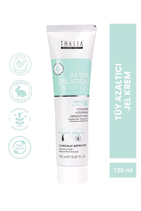 Thalia Tüy Azaltıcı Jel Krem 150ml - Düzenli Kullanımda Gözle Görülür Azalma