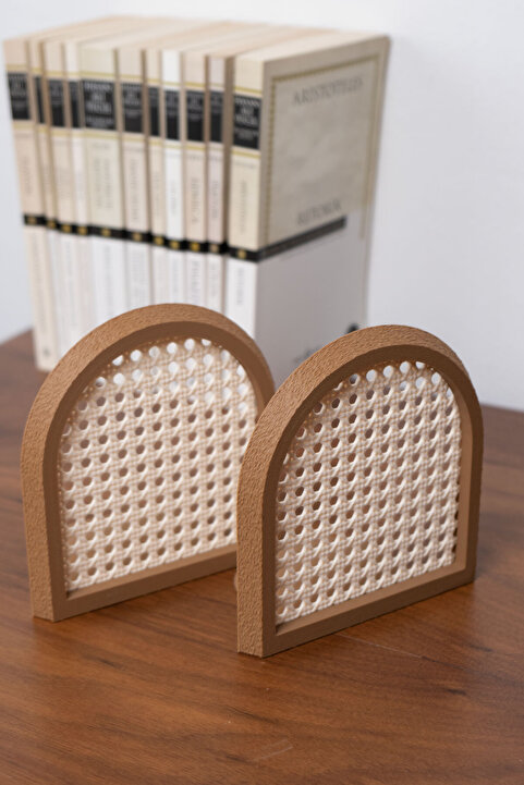 Alwen HAZERAN | KİTAP TUTUCU | Kitaplık Dekorasyon | 2'li Set | 12,5x13x7 cm