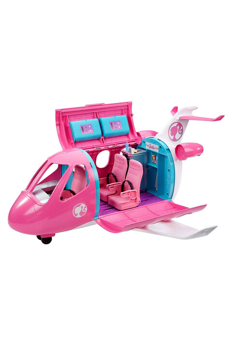 Barbie 'nin Uçağı Oyun Seti, Pembe Uçak, 15'ten Fazla Parçaya Sahip, Dönüşüm Özellikli GDG76