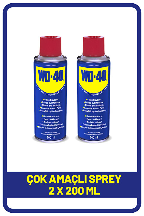 Genel Markalar Çok Amaçlı Sıvı, Yağ Çözücü, Pas Sökücü, Temizleyici ve Koruyucu, 200ml x 2 Adet