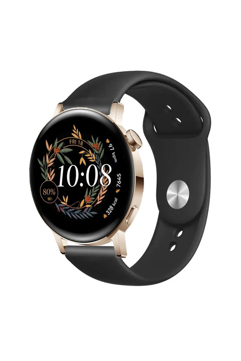 Tagomoon Huawei Watch Gt 3 Elegant 42mm Uyumlu Yumuşak Dokulu Silikon Kordon Kayış