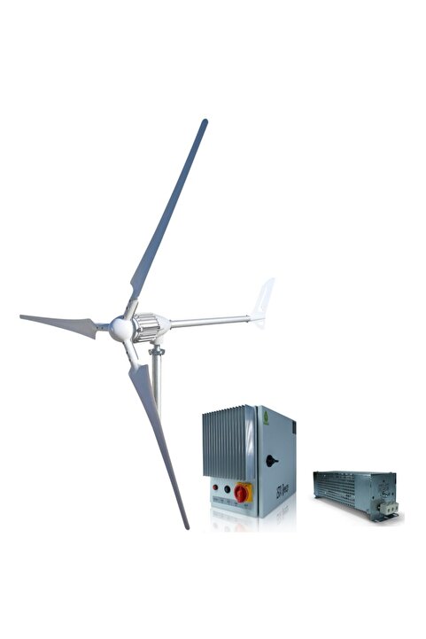 istabreeze Set İ-1000W 24V Rüzgar Türbini + Wind Pro Şarj Kontrol iSTA-BREEZE