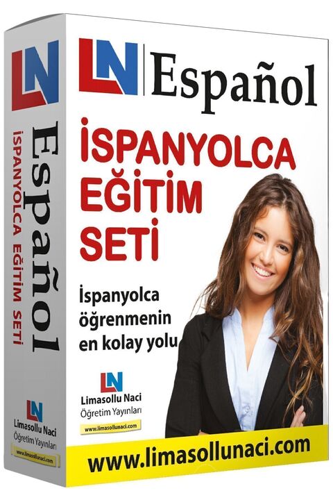 Limasollu Naci Öğretim Yayınları İspanyolca Eğitim Kitap Seti, İspanyolca Gramer - Dele, Yds Sınav Hazırlık - Kelime Öğrenme Kitapları