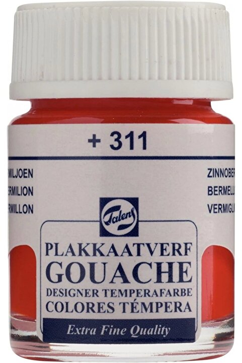 Genel Markalar Gouache Jar 16ml Guaj Boya Vermilion / 311