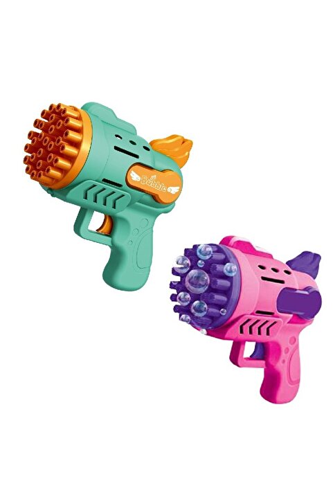 Dream Plus 33 Kanal Işıklı Pilli Baloncuk Makinesi Köpük Tabancası Bubble Gun
