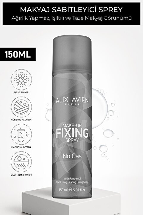 Alix Avien Makyaj Sabitleyici Sprey Makeup Fixing Sprey 150 ml - No Gas