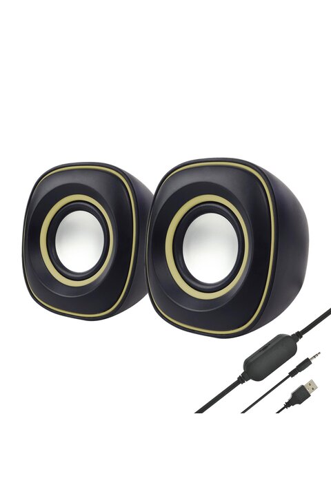 JWIN S-610 2'li USB Hoparlör - Sarı