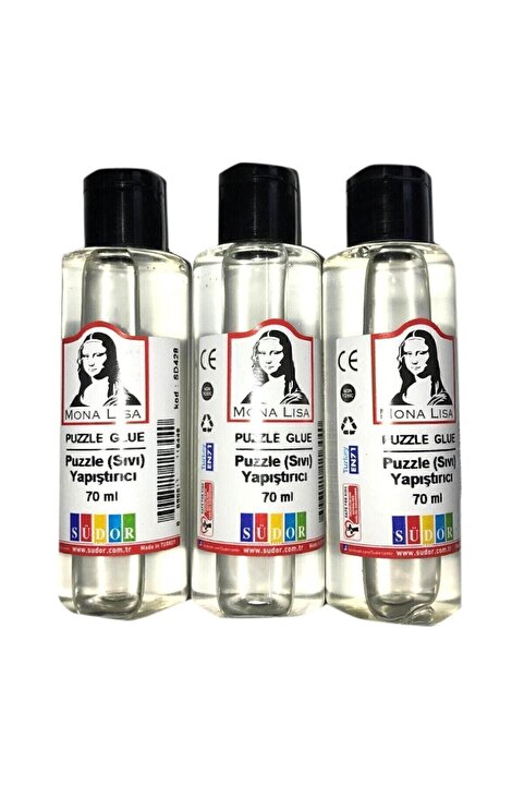 Genel Markalar 3x70 ml Puzzle Yapıştırıcı Seti (Şeffaf) /