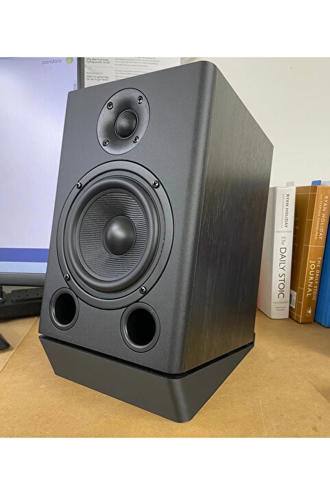 Gadget Gurme Masaüstü Hoparlör Standı Şekilli Tasarım Stüdyo Monitör Yükseltici 2 ADET PLASTİK Neumi BS5 Uyumlu