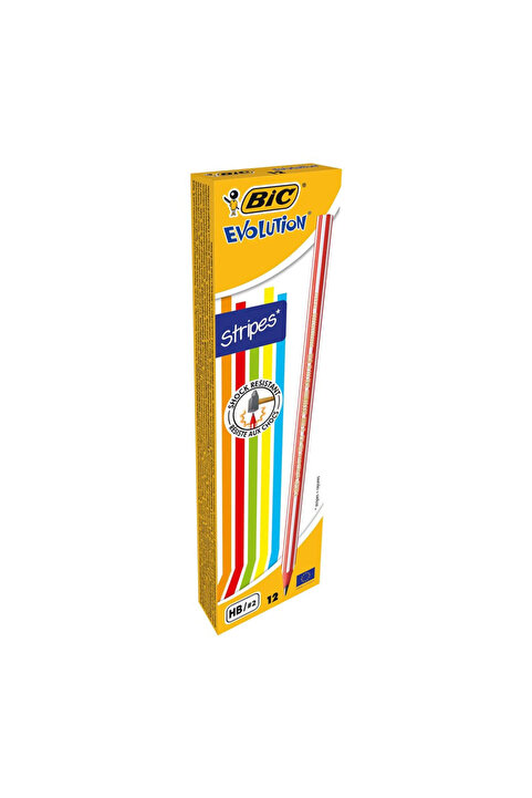 Bic Evolution Stripes Kurşun Kalem 12li 918487
