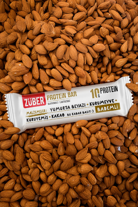 Züber Protein Bar Bademli 40g x 12 Adet
