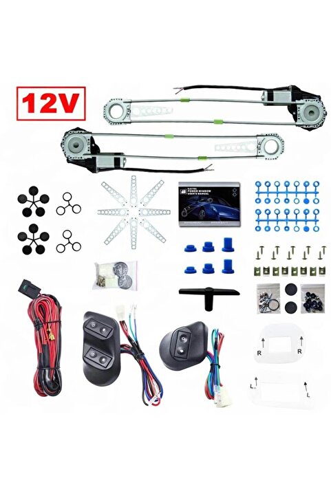 Genel Markalar Otomatik Cam Kaldırma Motoru Komple Set ( 2 Cam İçin )
