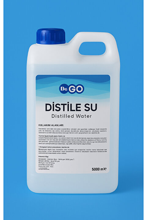 Dr. Goo Beauty DİSTİLE SU 5 LT– Saf Damıtılmış Su, Medikal, Cihaz ve Ev Kullanımı İçin