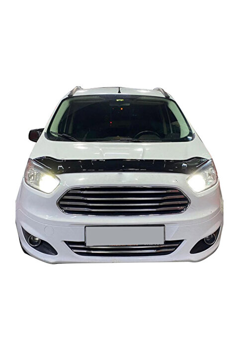 BRSPLAST Ford Courier Uyumlu 2014-2023 Abs Piano Black Kaput Rüzgarlığı