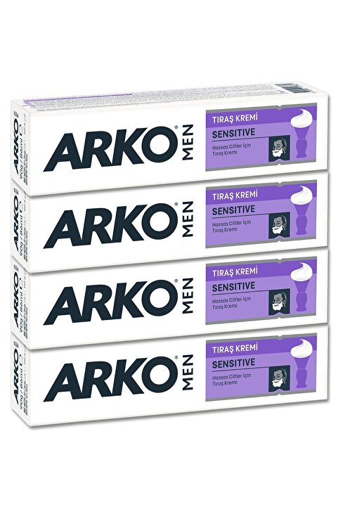 Arko Men Arko Traş Kremi 90 gr Sensitive x4 Adet