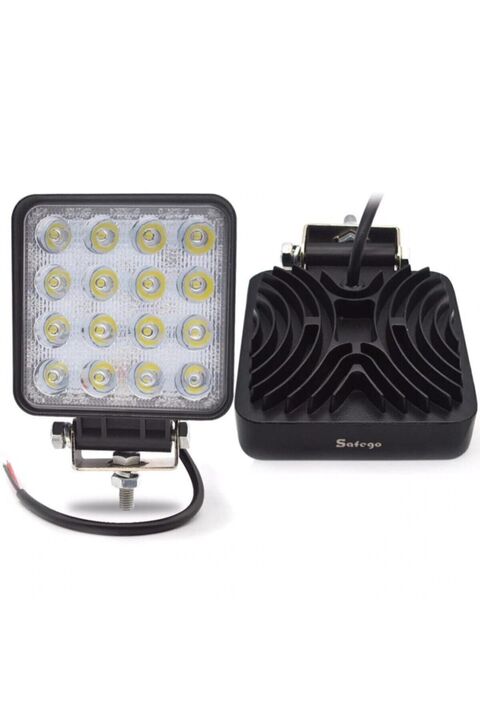 Genel Markalar Tiger Marketing 2 Adet 16 Ledli Off Road Çalışma Lambası Projektör 48watt 12v / 24v