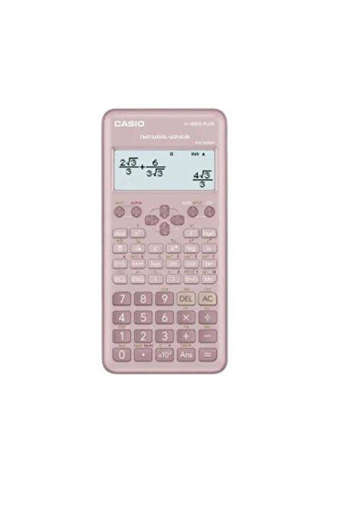 Casio FX-82ES Plus Pembe Bilimsel Fonksiyonlu Hesap Makinesi 2.Versiyon