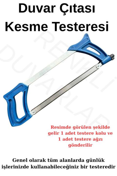 Renkli Duvarlar Duvar çıtası Süpürgelik Panel Kesme Testeresi Demir Testere Pratik Demir Mdf Pvc Kesim Testere