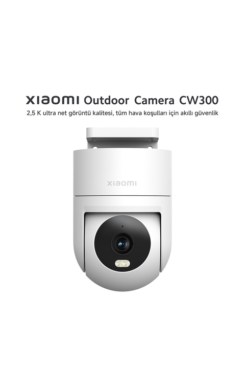 Xiaomi Outdoor Camera CW300 - Akıllı Dış Mekan Kamerası 4MP 360 PTZ IP66 (Xiaomi Türkiye Garantili)