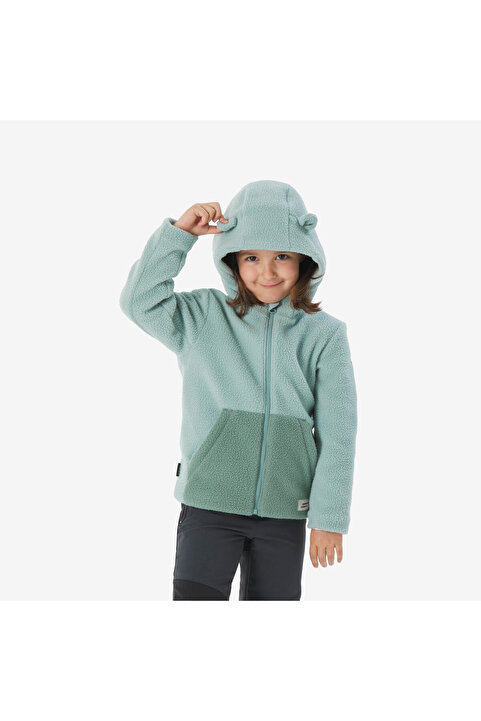 Decathlon Quechua Çocuk Outdoor Polar Mont - 2/6 Yaş - Yeşil - Sherpa NH500