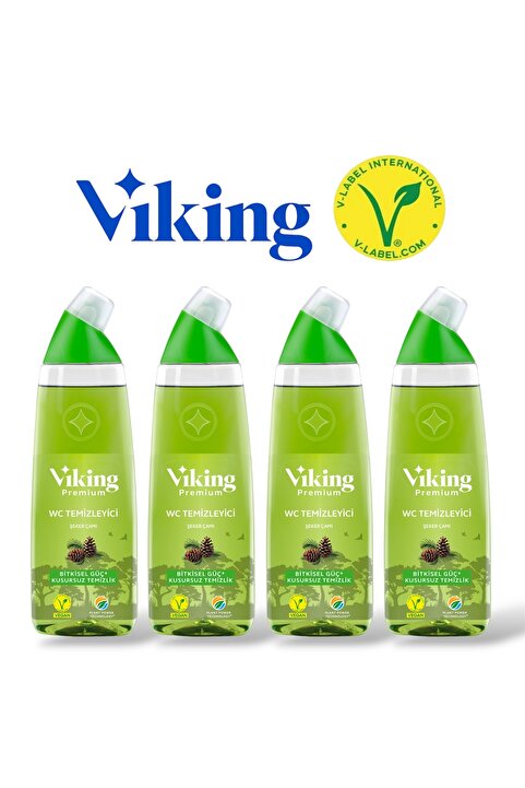 Viking Wc Temizleyici Şeker Çamı 750 Ml 4 Adet