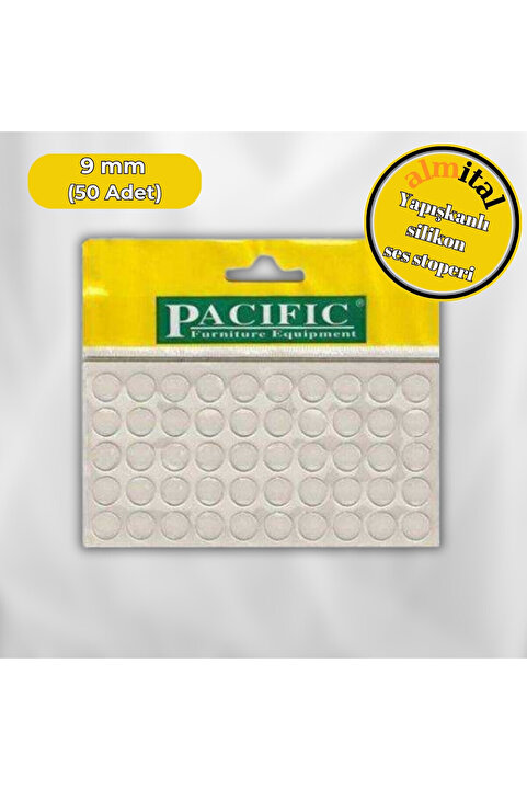 PACIFIC Okyanus Yapışkanlı Silikon Ses Stoperi, 9mm