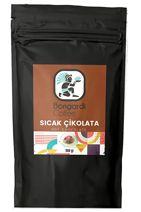 Bongardi Coffee Sıcak Çikolata Kakao Tozu 500g Cezvede Ev Yapımı Sıcak Çikolata Makinesi Uyumlu