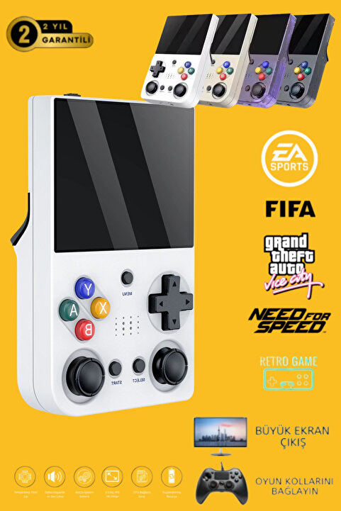 Clevora M21 64GB IPS HDMİ TV 20000+ Oyunlu Retro Arcade Atari PSP/PS1/Fıfa Gta Mario Games Oyun Konsolu