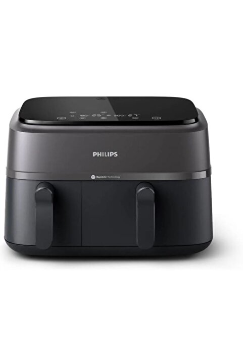 Philips HomeID Uygulaması 3000 Seri Çift Hazneli Airfryer, 3L + 6L, NA350/00 ,2750 W + 5 YIL GARANTİ