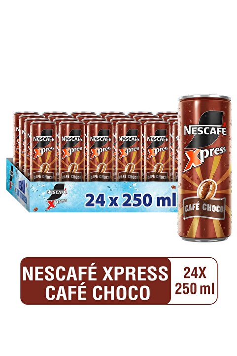 Nescafe NESCAFÉ XPRESS Café Choco Soğuk Kahve 250ml x24