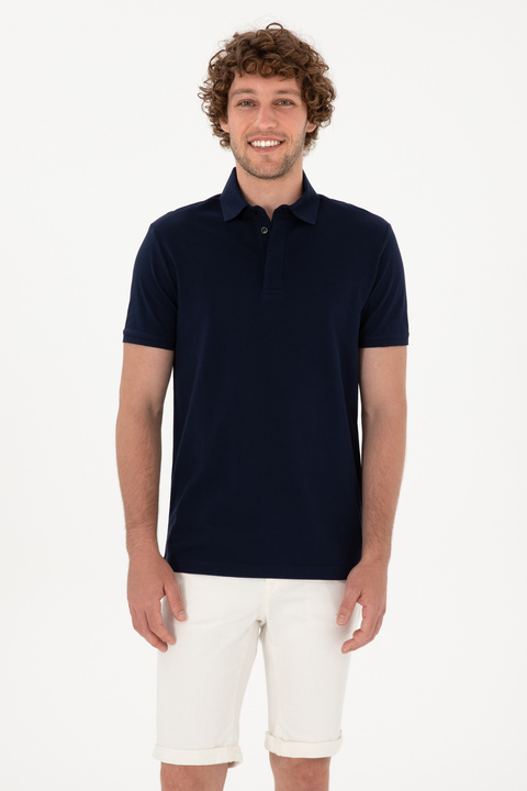 U.S. Polo Assn. Erkek Lacivert Basic Tişört 50306015-VR033