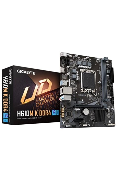 Gigabyte H610m-k Ddr4 3200mhz 1xhdmı 1xm.2 Usb 3.2 Matx 1700p (12. / 13. Ve 14. Nesil İşlemci Uyumlu