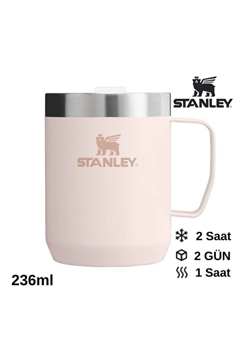 Stanley Classic Legendary Camp Mug 0.23L Termos Kupa Kamp Bardak Matara PEMBE