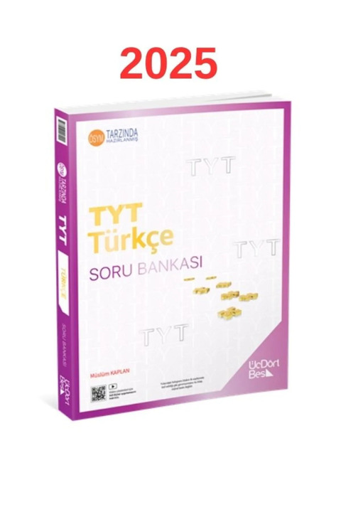 Üç Dört Beş Yayıncılık 345 Tyt Türkçe Soru Bankası 2025