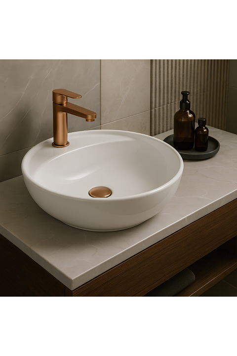 Turavit Toledomix Çanak Lavabo Batarya Delikli 40 Cm TLD0712