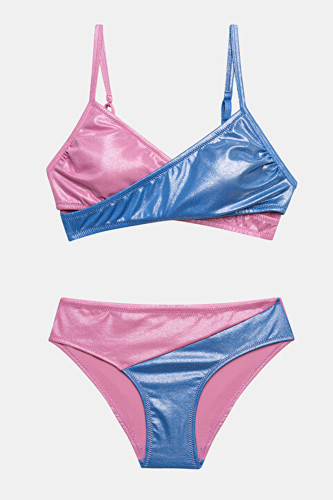 Penti Teen Shiny Wrapy Çok Renkli Üçgen Bikini Takımı