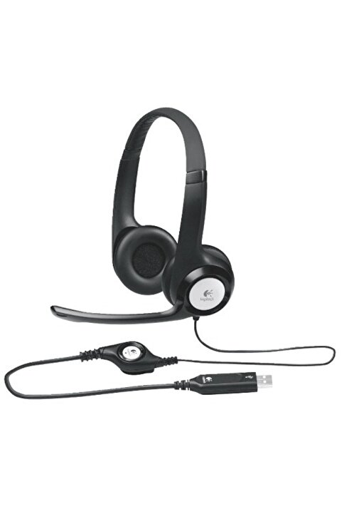 logitech H390 USB Gürültü Önleyici Mikrofonlu Kulaklık - Siyah.