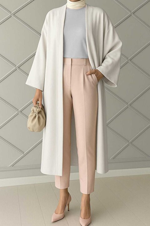 CNG MODA Aerobin Geniş Kollu Oversize Kimono