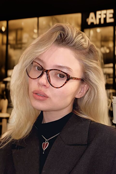 REN EYEWEAR NORA CAT LEOPAR ÇERÇEVE Popüler Mavi Işık Korumalı Blue Block Şeffaf Ekran gözlüğü