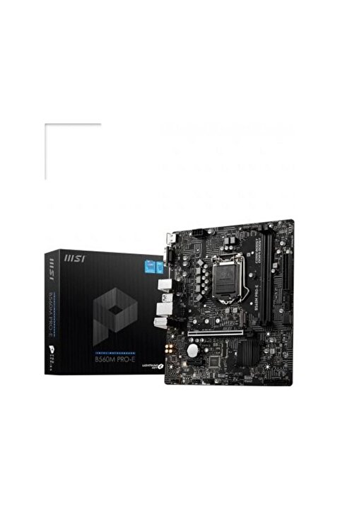 MSI B560M PRO-E Intel B560 Soket 1200 DDR4 4800MHz (OC) M.2 Anakart