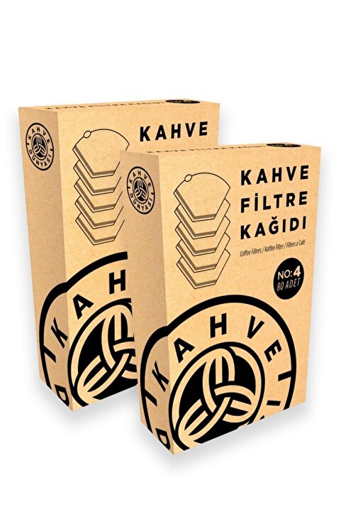 Kahve Dünyası Kahve Dünyası Kahve Filtre Kağıdı 80 Adet x 2 Adet