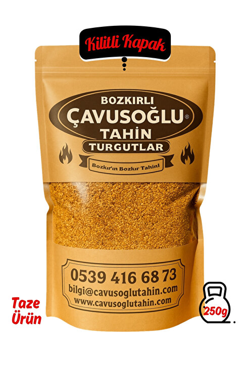 Bozkırlı Çavuşoğlu Odun Ateşinde Kavrulmuş Sarı Simitlik Susam 250g
