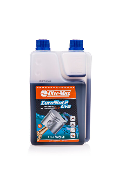Oleomac Oleo-Mac Eurosint 2 Evo Benzin Karışım Yağı İki Zamanlı 1 Litre Ölçekli