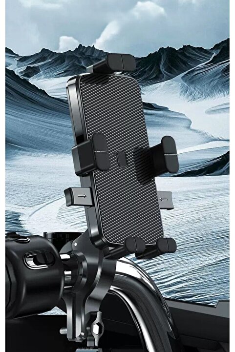 MATECHNO 360 Koruma Bisiklet Motorsiklet Scooter ATV Motosiklet Gidon Bağlantılı Telefon Tutucu Tutacağı